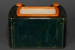 Lapis-Lazuli Blue Sentinel 284-NB Catalin ’Outline’ Grill Radio - Rare