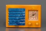 Yellow Catalin with Lapis Lazuli FADA 5F60 Radio