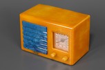Yellow Catalin with Lapis Lazuli FADA 5F60 Radio