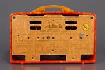 Beautiful Red Highly Swirled Motorola 50XC Catalin ’Circle-Grille’ Radio