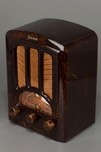 Marbleized Brown Emerson AU-190 Catalin Radio - Rare + Beautiful