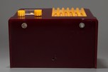 Arvin 532 Catalin Radio in Maroon with Yellow Trim