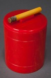 Catalin Bakelite ”Cigarette” Box in Bright Red