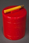 Catalin Bakelite ”Cigarette” Box in Bright Red