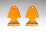 Catalin Figural &rdquo;Mushroom&rdquo; Salt & Pepper Shakers 1940&rsquo;s Deco