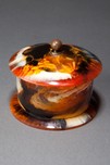 Beautiful Catalin Bakelite Box in Rare ”End of Day” Color