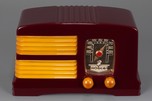 Crosley G1465 Catalin Radio ’Split-Grille’ - Plum + Yellow