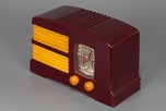 Crosley G1465 Catalin Radio ’Split-Grille’ - Plum + Yellow