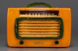 Rare DeWald 561 &rsquo;Jewel&rsquo; Radio in Butterscotch + Blue Catalin