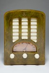 Green Catalin Emerson BT-245 Radio - Highly Marbleized &rdquo;Tombstone&rdquo;