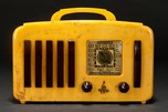 Catalin Emerson &rdquo;5+1&rdquo; EP-375 Radio in Butterscotch + Brown with Handle