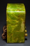 Catalin Emerson AU-190 Radio Marbleized Green Art Deco Tombstone