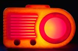 Catalin FADA ”Radio-Lite” Bullet Model 1000 Seldom Seen Display Piece