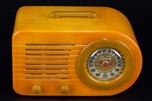 FADA 1000 Catalin Radio ’Bullet’ in Butterscotch + Onyx Green