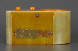 Onyx Green Catalin Fada 115 ’Bullet’ Radio - Highly Marbleized