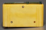 Garod 1450 Catalin ”Peak-Top” Radio in Light Yellow + Blue - Great