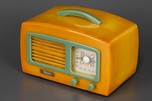 Knight ’Coronet’ KM Yellow + Mint Green Catalin Radio