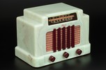 Catalin Addison 5 ’Courthouse’ Radio in Pistachio + Plum - Great