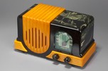 Catalin Addison 2 Waterfall Radio in Dark Green + Butterscotch