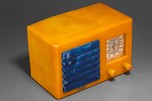 FADA 5F60 Catalin Radio Yellow with Lapis Lazuli Grill