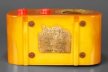 Fada 700 &rsquo;Cloud&rsquo; Radio in Butterscotch Catalin with Red Trim