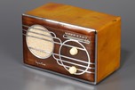 Root Beer Sparton ’Cloisonné’ Model 500C Pistachio Catalin Radio