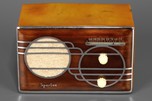 Root Beer Sparton ’Cloisonné’ Model 500C Pistachio Catalin Radio