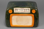 Sentinel 284-NB Catalin ’Outline’ Grill Radio in Lapis-Lazuli Blue - Rare