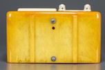 Catalin GTV Model 591 Radio in Swirled Yellow with Ivory