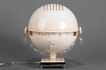 Rare Champion Electric ’Venus’ Acrylic Globe Radio in Rose