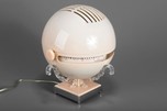 Rare Champion Electric ’Venus’ Acrylic Globe Radio in Rose