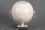 Rare Champion Electric ’Venus’ Acrylic Globe Radio in Rose