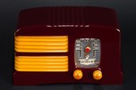 Crosley G1465 Catalin Radio ’Split-Grille’ - Merlot + Yellow