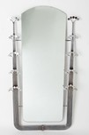 Curtis Jere Mid-Century Modern Chrome &rdquo;Dot&rdquo; Wall Mirror