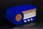 CYARTS B Deluxe ’Bullet’ Radio Blue Plexon + Lucite