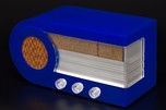 CYARTS B Deluxe ’Bullet’ Radio Blue Plexon + Lucite