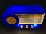 CYARTS B Deluxe ’Bullet’ Radio Blue Plexon + Lucite