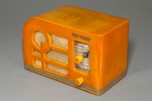 Tom Thumb ’Deco’ Catalin Radio in Marbleized Yellow - Rare Model