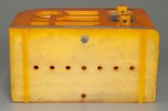 Tom Thumb ’Deco’ Catalin Radio in Marbleized Yellow - Rare Model