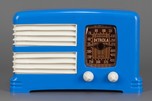 Detrola 274 ’Split-Grille’ Radio in Blue Plaskon