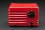 American Art Deco Red Plaskon Detrola &rdquo;Pee-Wee&rdquo; Model 218