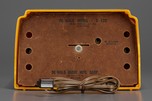 DeWald A-502 ’Step-Top’ Catalin Radio in Swirled Sand + Yellow Insert Grille