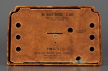 Swirled Brown+ Yellow Insert Grille DeWald A-502 ’Step-Top’ Catalin Radio