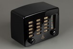 Emerson 564 ’Slot-Grill’ Radio in Jet Black Catalin