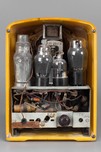 Emerson AU-190 Tombstone Catalin Radio - Butterscotch w/ Brown Swirls