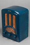 Catalin Emerson AU-190 Radio Beautiful Marbleized Blue - Rare