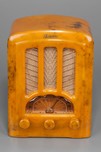 Emerson AU-190 Tombstone Catalin Radio - Butterscotch w/ Brown Marbleizing