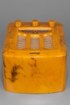 Emerson AU-190 Tombstone Catalin Radio - Butterscotch w/ Brown Marbleizing