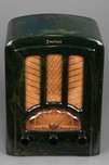 Emerson AU-190 Radio Beautiful Marbleized Blue Catalin - Rare