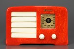 Highly Swirled Red Emerson &rsquo;Little Miracle&rsquo; AX-235 Radio
